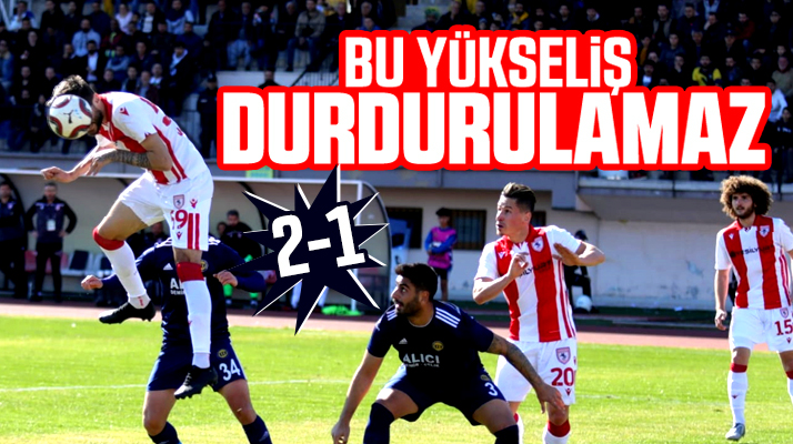 Bu yükseliş durdurulamaz! Yılport Samsunspor Tarsus'u 2-1 yendi