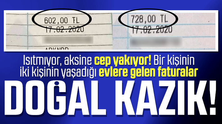 Samsun'da doğalgaz faturalarında yazan borç rakamları dudak uçuklatıyor