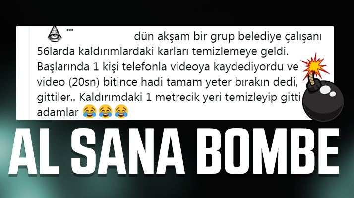 Samsun'da kar temizleyen çalışanlara video çekildikten sonra bırakın denildi iddiası