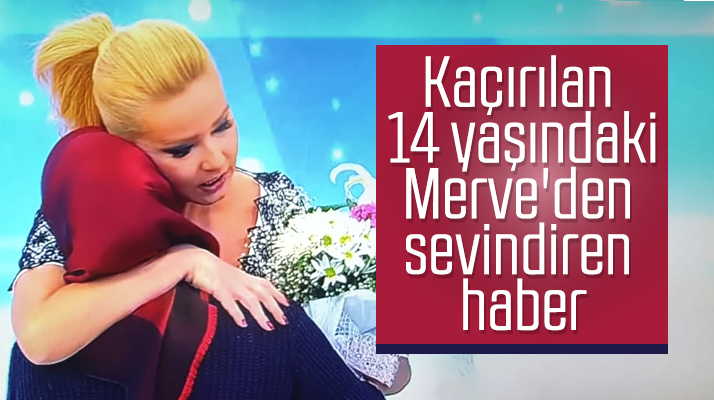 Samsun'da kaçırılan 14 yaşındaki Merve'yi Müge Anlı buldu