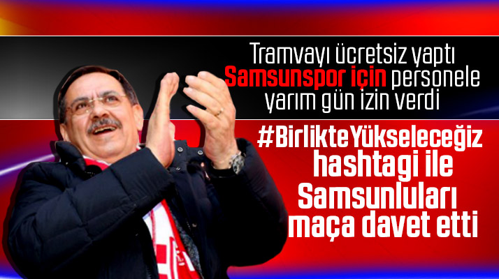 Mustafa Demir, Samsunluları Yılport Samsunspor-Amedspor maçına davet etti