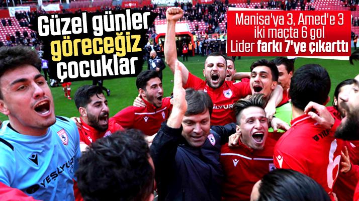 Yılport Samsunspor Manisa'dan sonra Amedspor'a da 3 attı