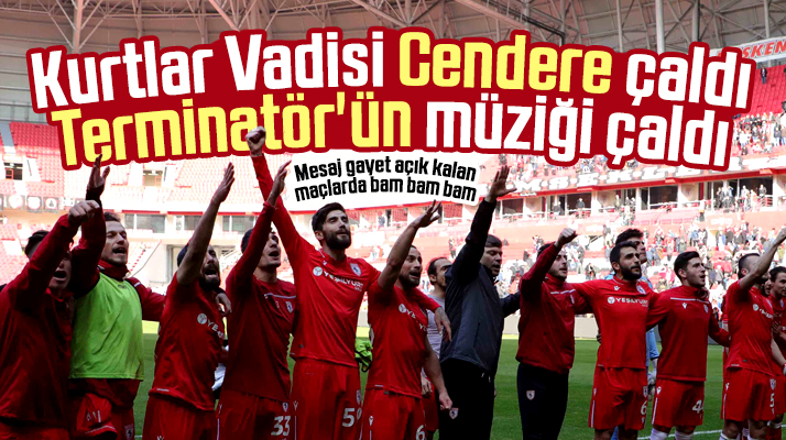 Yılport Samsunspor Amed maçında Terminatör ve Kurtlar Vadisi müzikleri çaldı