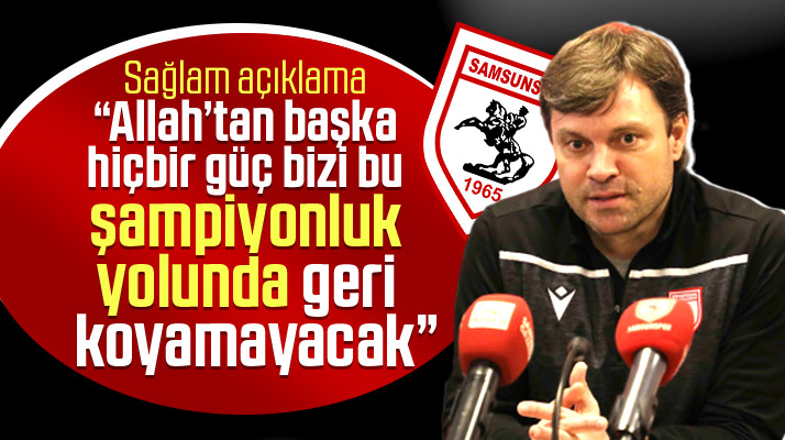 Ertuğrul Sağlam açıkladı! Hiç bir güç şampiyonluk yolunda bizi geri koyamayacak