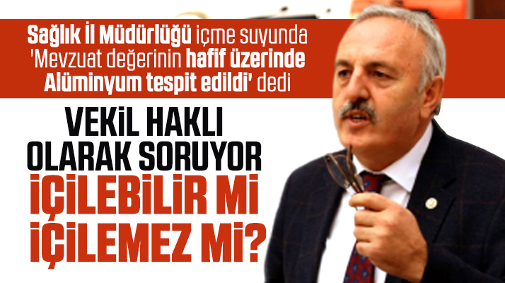 Milletvekili Bedri Yaşar Samsun'da ki su içilebilir mi içilemez mi diye sordu