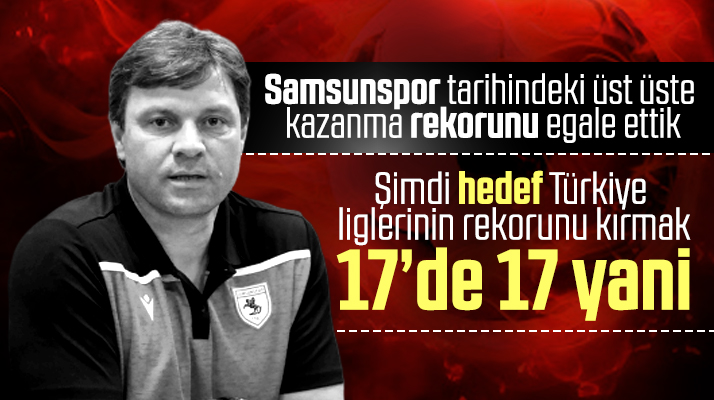 Ertuğrul Sağlam Türkiye liglerinin rekorunu kırmak istediklerini açıkladı