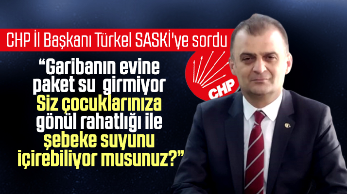 CHP Samsun İl Başkanı Fatih Türkel'den içme suyu açıklaması