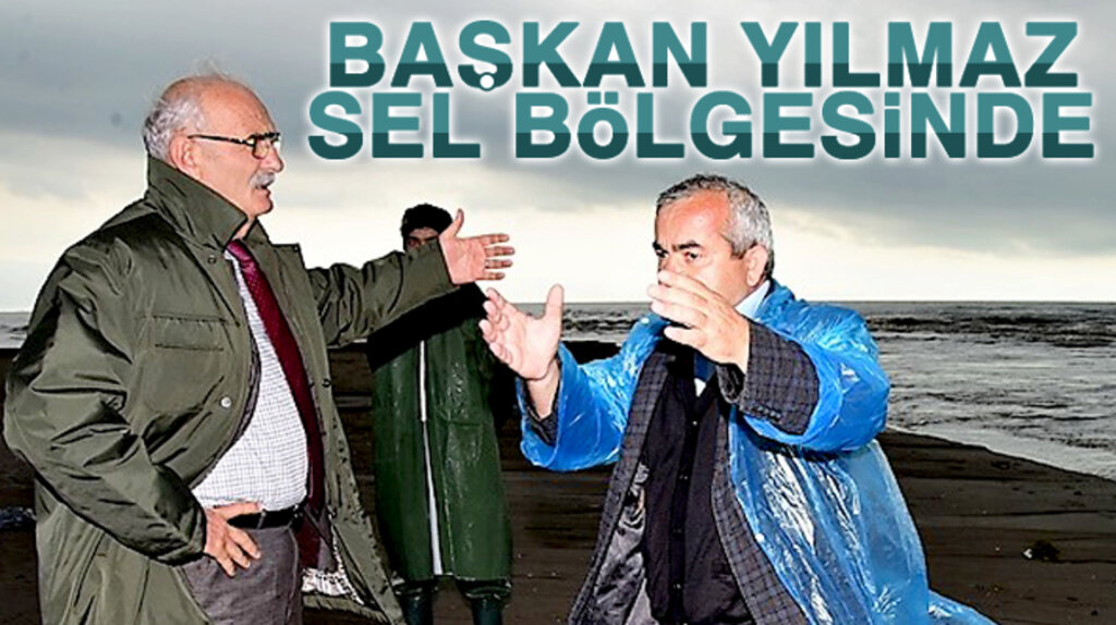 Yusuf Ziya Yılmaz Çarşamba ilçesinde sel bölgesinde inceleme yaptı