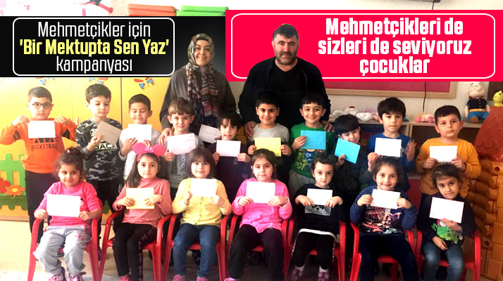 Samsun'da Mehmetçikler için Bir Mektupta Sen Yaz kampanyası