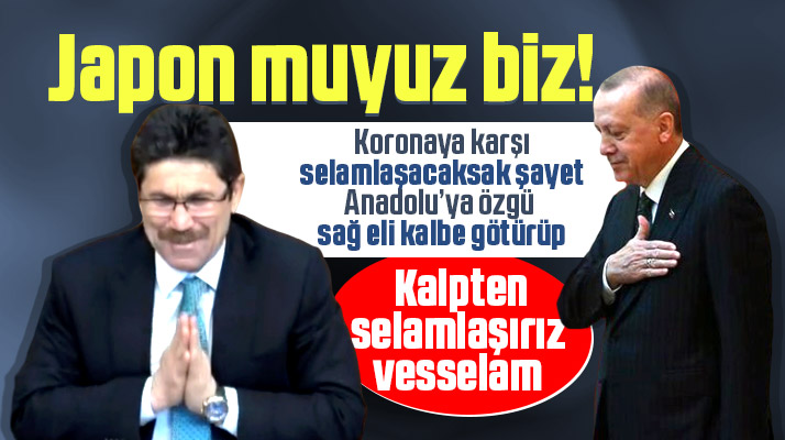 Korona Virüse karşı Anadolu'ya özgü sağ eli kalbe götürerek selamlaşalım