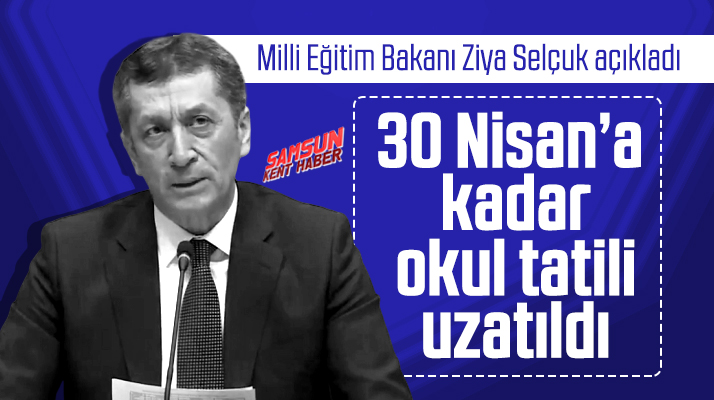Türkiye geneli okulların tatil süresi Korona nedeniyle 30 Nisan'a kadar uzatıldı