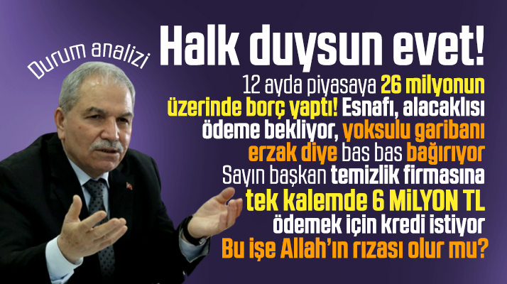 Esnaf para bekliyor, vatandaş erzak! Belediye ise firmaya 6 milyon akıtma derdinde