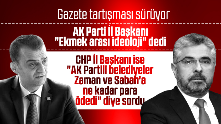 Samsun'da AK Parti ve CHP İl Başkanı arasında gazete tartışması!