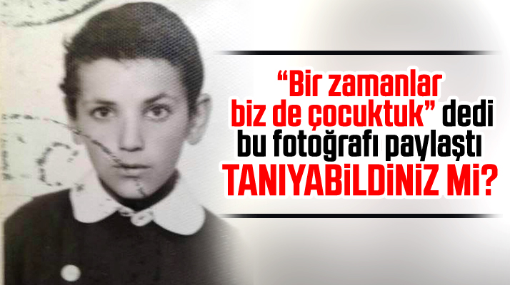 Samsun'un sevilen yöneticisi 23 Nisan'da çocukluk fotoğrafını yayınladı