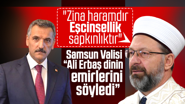 Samsun Valisi Osman Kaymak, Ali Erbaş'a destek verdi