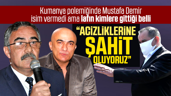 Mustafa Demir cevap verdi! Acizliklerine şahit oluyoruz