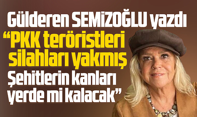 PKK'lı teröristler silahları yakmış! Şehitlerin kanı yerde mi kalacak?