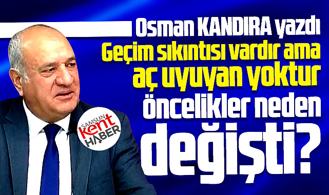 Geçim sıkıntısı vardır ama aç uyayan yoktur!