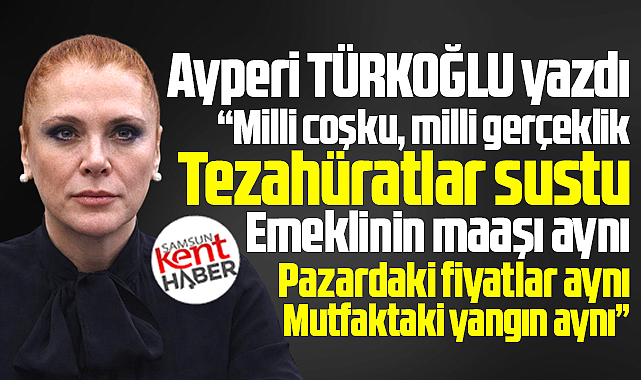 Milli coşku milli gerçeklik! Emekli maaşı, mutfaktaki yangın aynı!