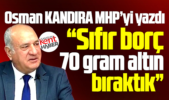 MHP Samsun İl Başkanlığına sıfır borç 70 gram altın bıraktık!