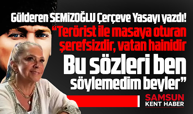 Çerçeve Yasa ve terörist ile masaya oturmak!