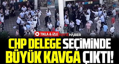 Samsun'da CHP Atakum İlçe delege seçiminde kavga çıktı!