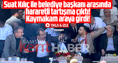 Suat Kılıç'ın Vezirköprü Belediye Başkanı ile tartıştığı şok anlar!