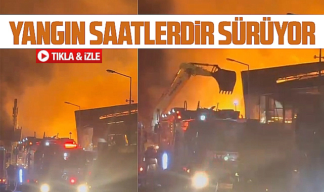 Samsun'da kereste fabrikasında büyük yangın
