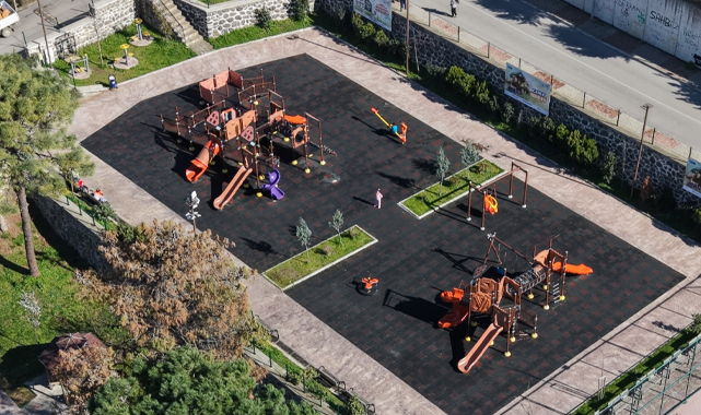 Samsun'un Canik ilçesinde bu parklar hem güvenli, hem internet ücretsiz!