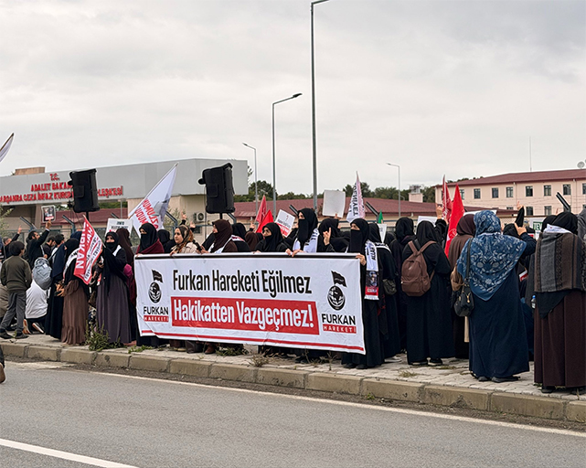Samsun-Çarşamba-Kadın-Cezaevi-önünde-Semra-Kuytul-protestosu!
