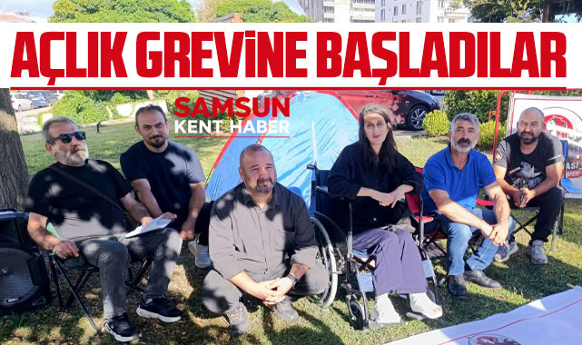Atakum Belediyesinde son durum! İşçiler açlık grevine başladı!