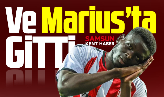Samsunspor'un gol ayağı Marius gitti! Yeni takımı Olympiakos!