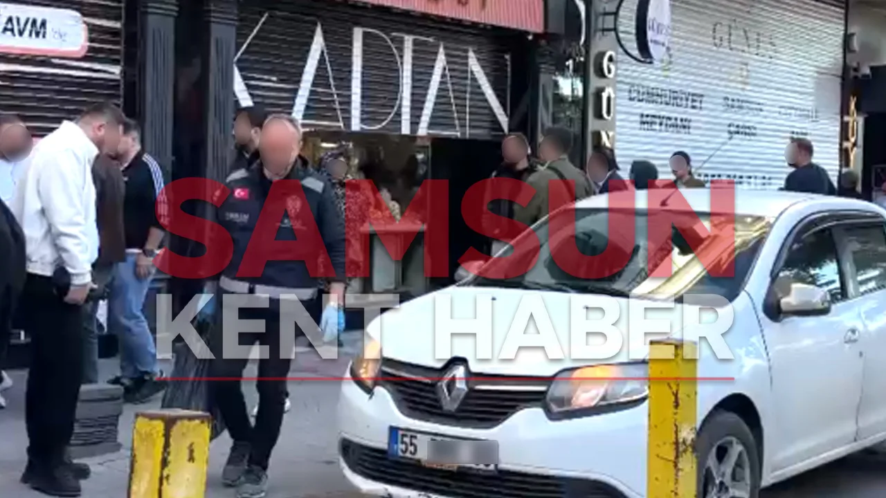 Samsun'da 4 kuyumcuya operasyondan ilk görüntüler! Gözaltılar var!