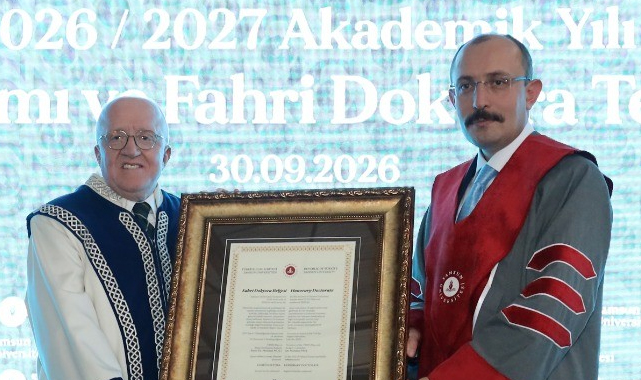 Samsun Milletvekili Mehmet Muş bunu haketti! Fahri doktora belgesi verildi