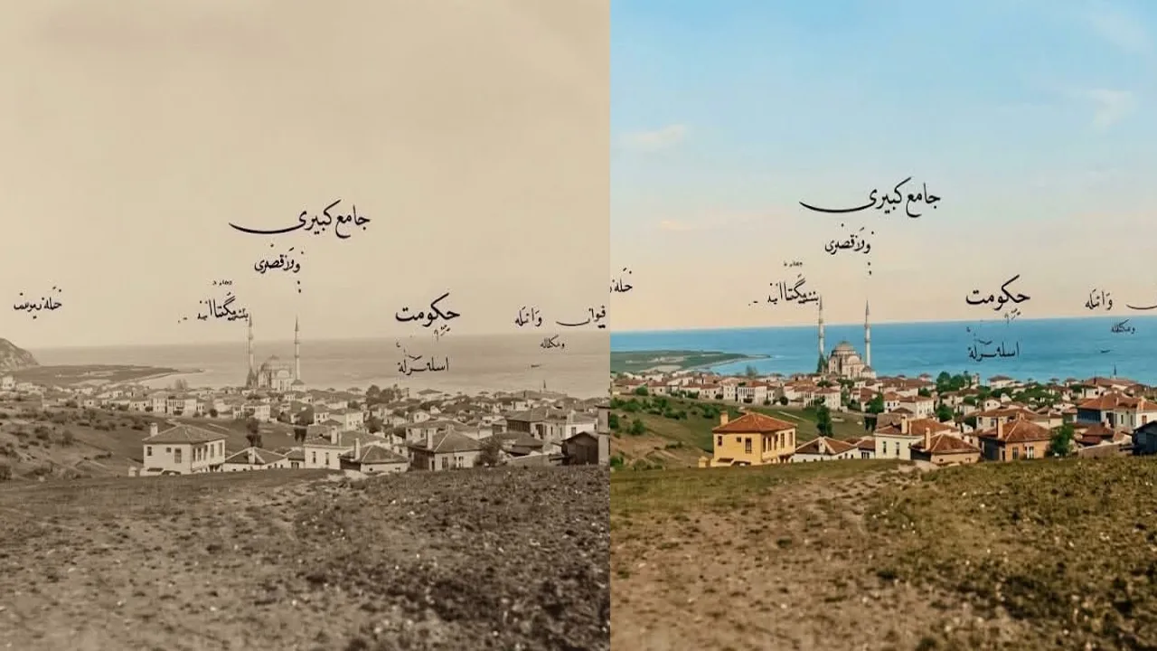 Samsun'un dünü bügünü! Hem siyah beyaz hem renkli fotoğraflar