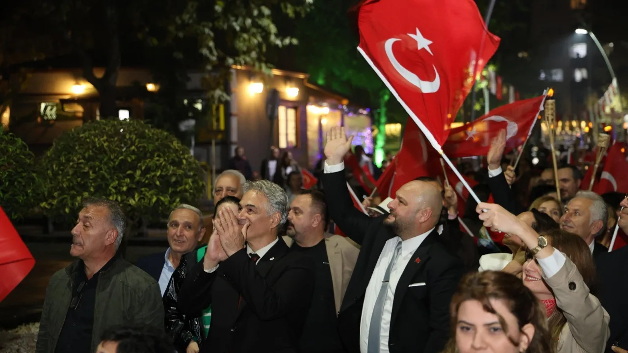 Samsun'da adını Atatürk'ten alan ilçede Cumhuriyet coşkusu