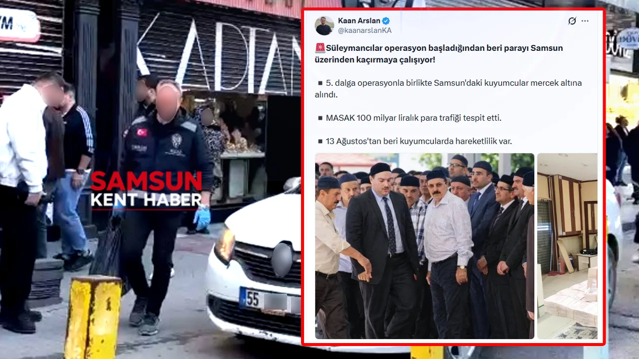 Samsun'da kuyumculara yönelik Kuriş operasyonları ile ilgili şok MASAK iddiası!