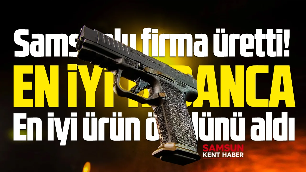 CANİK tarafından üretilen Prıme Radian'a en iyi tabanca, en iyi ürün ödülü