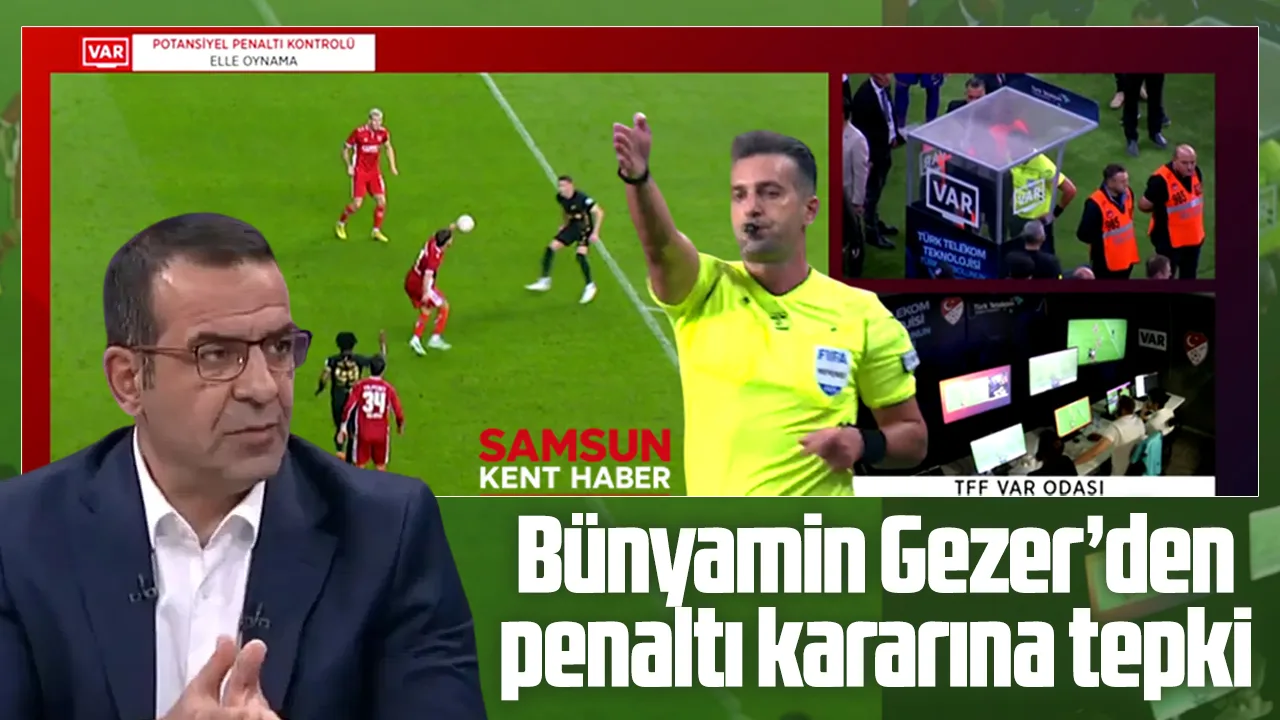 Samsunspor Amed maçındaki penaltı kararına VAR tepkisi! Ucuz karar!