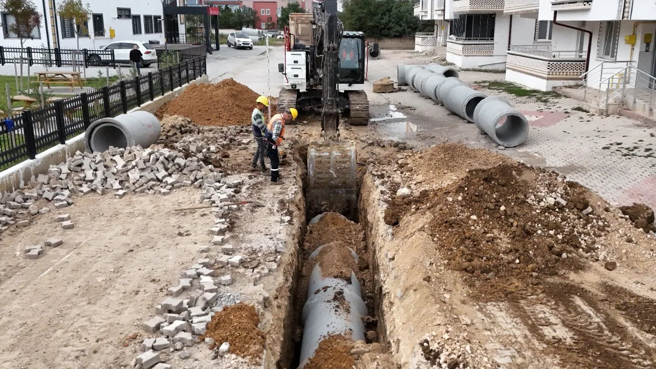 Samsun'da o ilçeye içme suyu, kanalizasyon ve yağmur suyu hattı yapılıyor